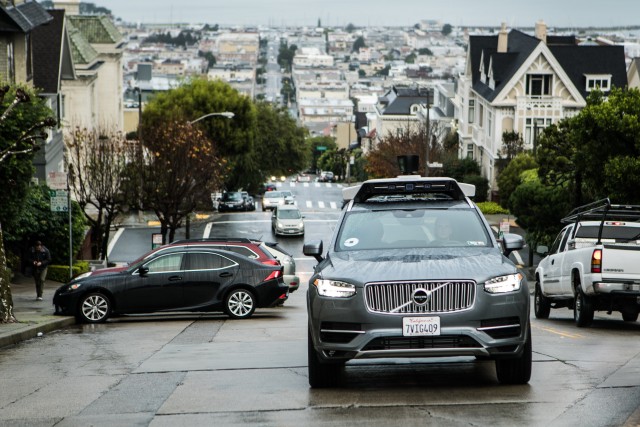 Uber launches self-driving pilot in San Francisco with Volvo Cars Uber launches self-driving pilot in San Francisco with Volvo Cars