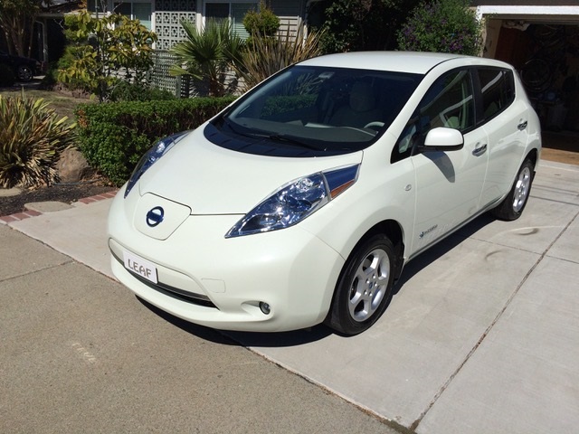 2011 Nissan Leaf electric car after battery-pack replacement  [by owner Tim Jacobsen, Concord, CA]