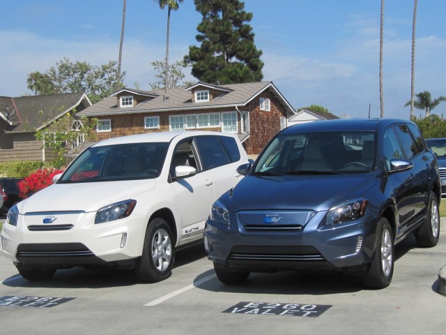 2012 Toyota RAV4 EV, Newport Beach, California, July 2012