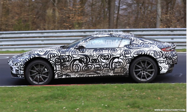 2018 Aston Martin Vantage spy shots - Image via S. Baldauf/SB-Medien