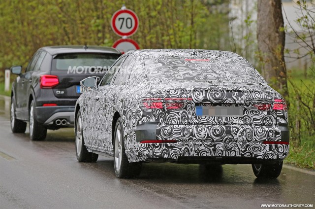 2018 Audi A8 spy shots - Image via S. Baldauf/SB-Medien