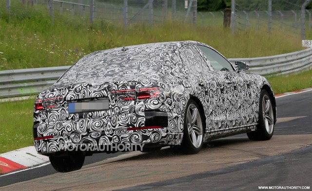 2018 Audi A8 spy shots - Image via S. Baldauf/SB-Medien