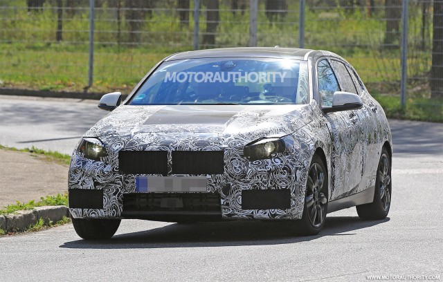 2018 BMW 1-Series Hatchback spy shots - Image via S. Baldauf/SB-Medien