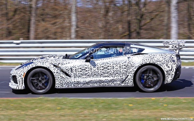 2018 Chevrolet Corvette ZR1 spy shots - Image via S. Baldauf/SB-Medien