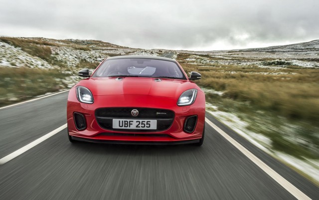 2018 Jaguar F-Type equipped with turbocharged 2.0-liter inline-4