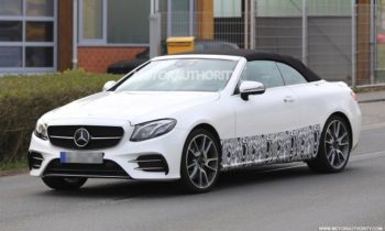 2018 Mercedes-AMG E43 Cabriolet spy shots