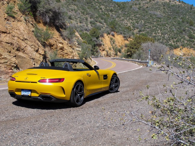 2018 Mercedes-AMG GT C Roadster, Phoenix, Arizona media drive, March, 2017