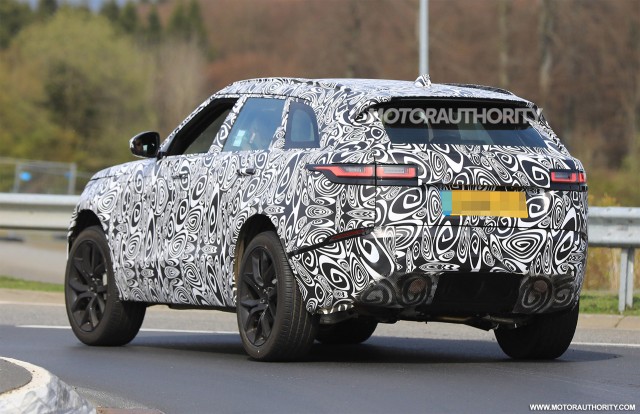 2019 Land Rover Range Rover Velar SVR spy shots - Image via S. Baldauf/SB-Medien