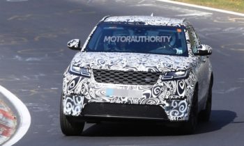 2019 Land Rover Range Rover Velar SVR spy shots