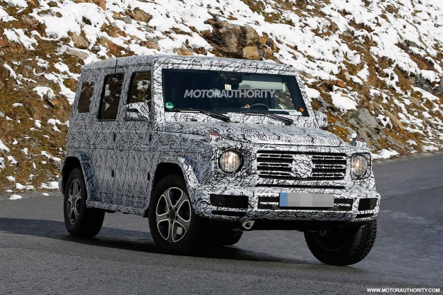 2019 Mercedes-Benz G-Class spy shots - Image via S. Baldauf/SB-Medien