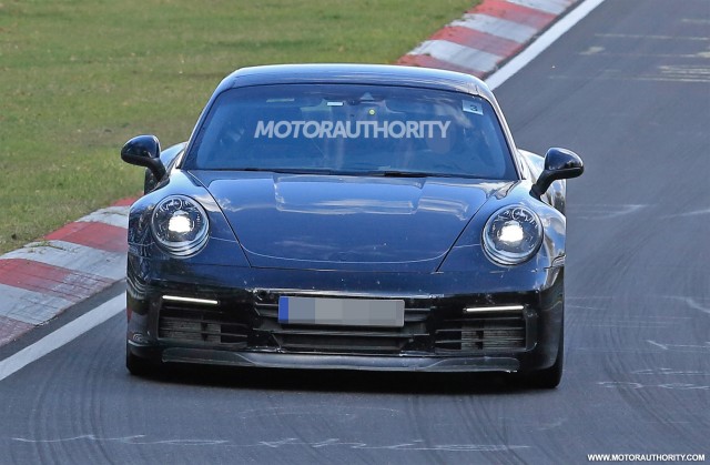 2019 Porsche 911 spy shots - Image via S. Baldauf/SB-Medien