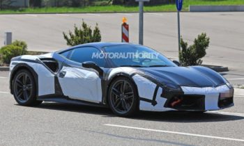 2020 Ferrari 488 successor spy shots