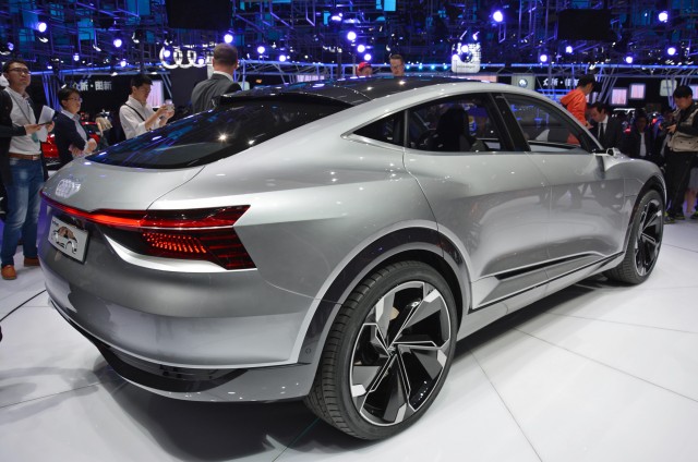 Audi e-tron Sportback Concept, 2017 Shanghai auto show [photo:Ronan Glon]