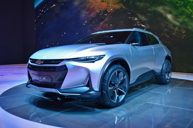 Chevrolet FNR-X Concept for plug-in hybrid crossover, 2017 Shanghai auto show   [photo: Ronan Glon]