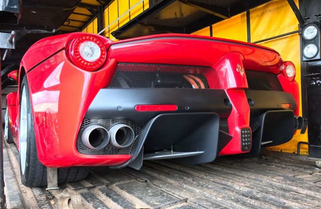Ferrari LaFerrari seized by customs in South Africa - Image via Fin24