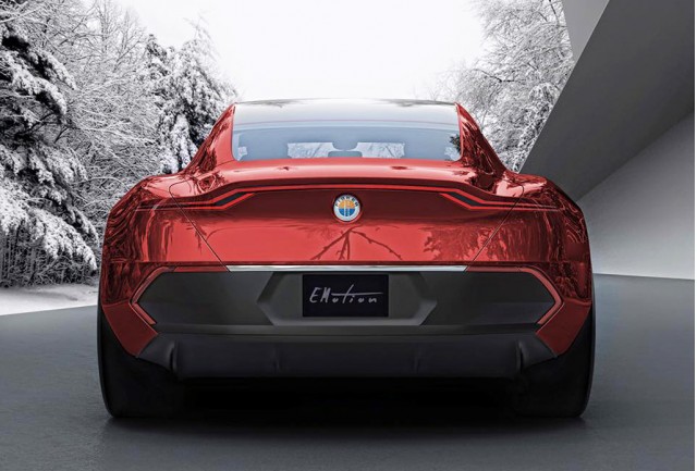 Teaser for Fisker EMotion debuting on August 17, 2017