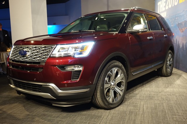 2018 Ford Explorer, 2017 New York auto show