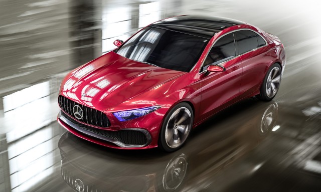Mercedes-Benz A Sedan concept, 2017 Shanghai auto show