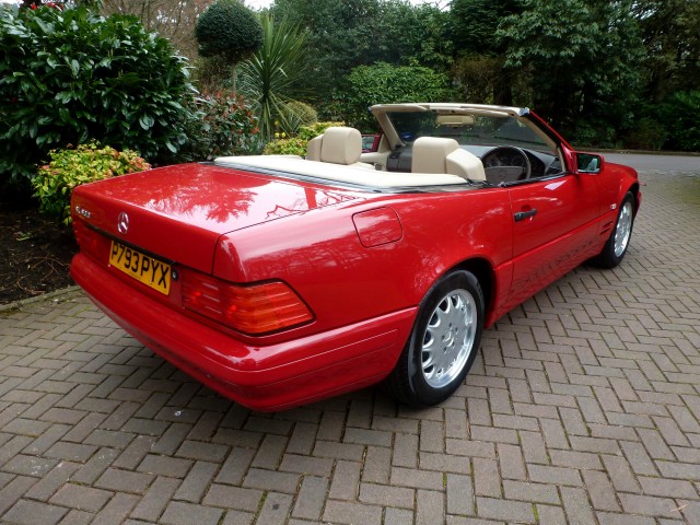 1996 Mercedes-Benz SL500 auctioned with just 80 miles on the odometer