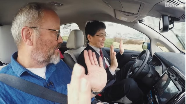 Riding in prototype of fully autonomous Nissan Leaf electric car, March 2017 [video: Fully Charged]
