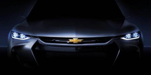 Teaser photo of Chevrolet FNR-X plug-in crossover utility concept for 2017 Shanghai auto show