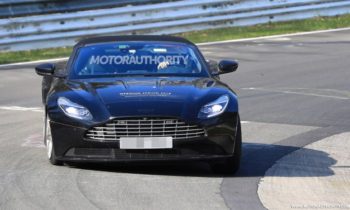 2018 Aston Martin DB11 Volante spy shots and video