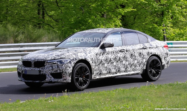 2018 BMW M5 spy shots - Image via S. Baldauf/SB-Medien