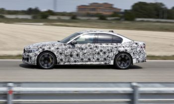 BMW racer Timo Glock gets acquainted with new M5’s all-wheel-drive system