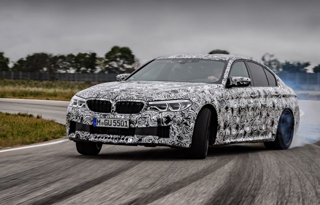 BMW M5 with m xDrive all-wheel-drive system