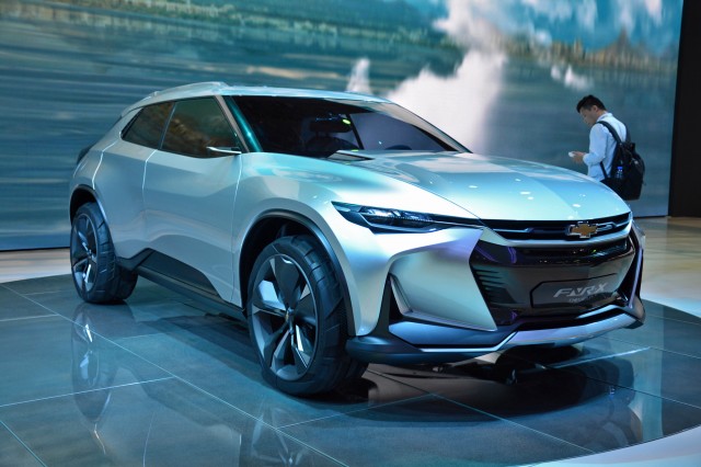 Chevrolet FNR-X Concept for plug-in hybrid crossover, 2017 Shanghai auto show [photo: Ronan Glon]