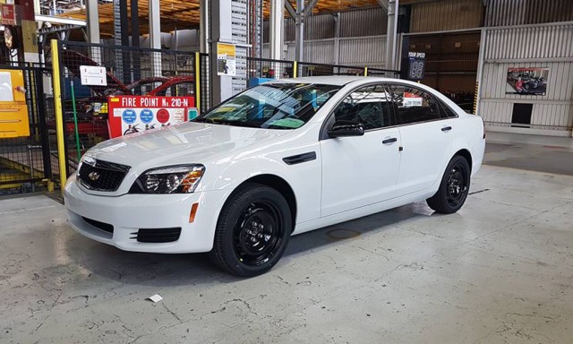 Holden celebrates building its final 2017 Chevrolet Caprice Police Patrol Vehicle