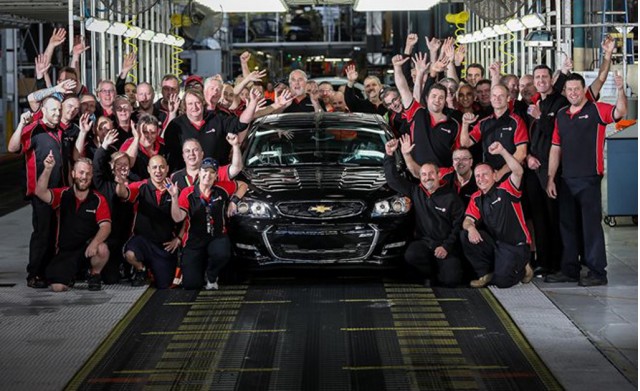 Holden celebrates building its final 2017 Chevrolet SS