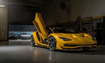 Yellow Lamborghini Centenario marks the third of four models for US market