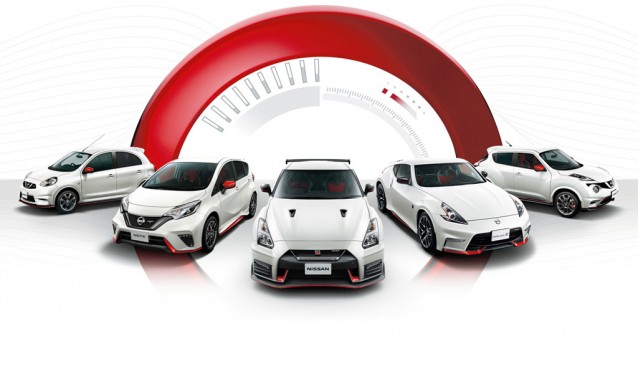 Nismo models based on the Nissan Micra, Note, GT-R, 370Z and Juke