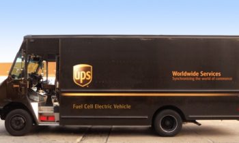 UPS electric van with fuel-cell range extender to be tested in California