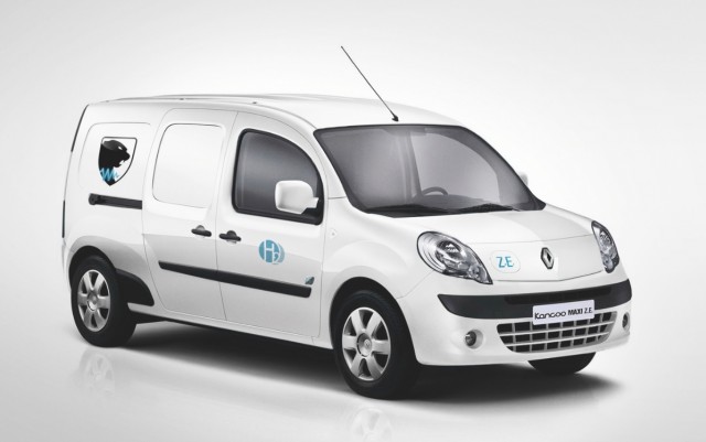 Renault 'HyKangoo' electric delivery van with Symbio FCell hydrogen fuel-cell range extender