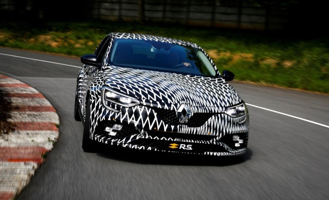 Teaser for 2018 Renault Mégane RS debuting at 2017 Formula One Monaco Grand Prix