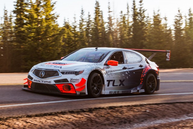 2017 Acura TLX GT race car set for 2017 Pikes Peak International Hill Climb