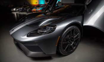Jack Roush drives his Ford GT for the first time