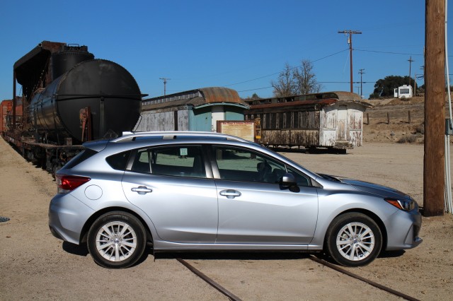 2017 Subaru Impreza, Pacific Southwest Railway Museum, Campo, California, Dec 2016