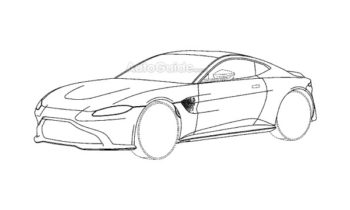 New Aston Martin Vantage revealed in patent drawings