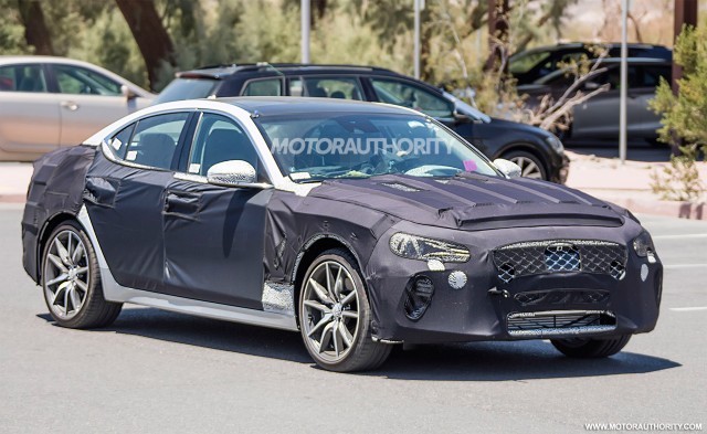 2018 Genesis G70 spy shots - Image via S. Baldauf/SB-Medien