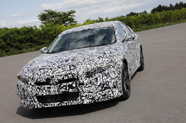 2018 Honda Accord sedan prototype, Honda Tochigi R&D Center, Japan, June 2017