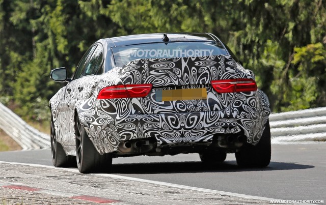 2018 Jaguar XE SV Project 8 spy shots - Image via S. Baldauf/SB-Medien 2018 Jaguar XE SV Project 8 spy shots - Image via S. Baldauf/SB-Medien