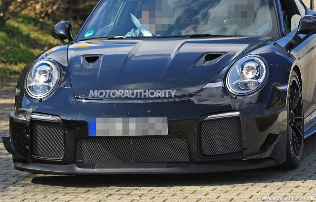 2018 Porsche 911 GT2 spy shots - Image via S. Baldauf/SB-Medien