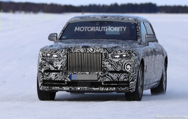 2018 Rolls-Royce Phantom spy shots - Image via S. Baldauf/SB-Medien