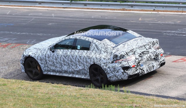 2019 Mercedes-AMG GT 4 spy shots - Image via S. Baldauf/SB-Medien