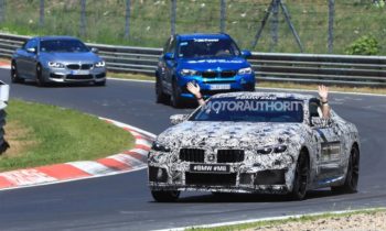 2020 BMW M8 spy shots
