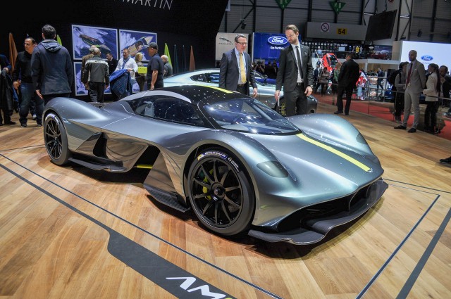 Aston Martin Valkyrie, 2017 Geneva auto show
