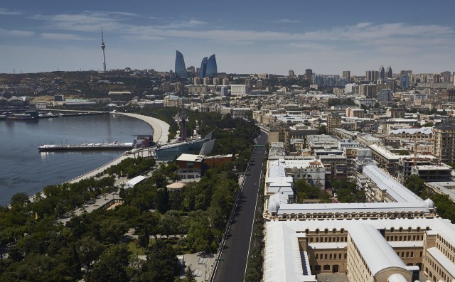 Baku City Circuit, home of the Formula One Azerbaijan Grand Prix
